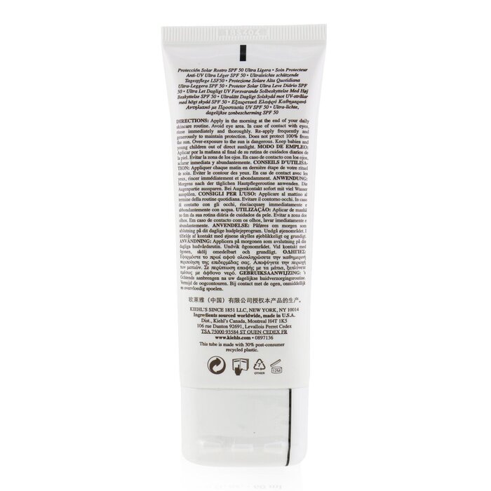 KIEHL'S - Ultra Light Daily UV Defense SPF 50 PA