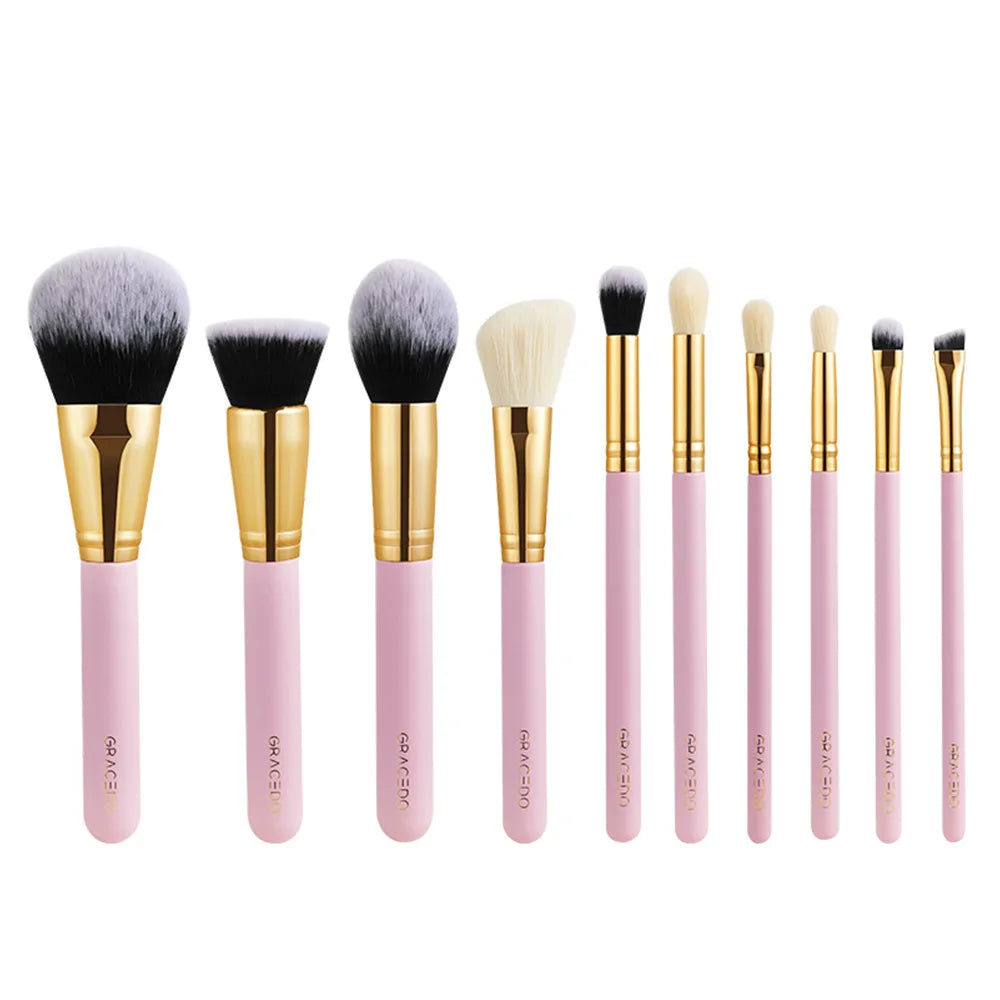 Cushion Foundation Red Makeup Brushes