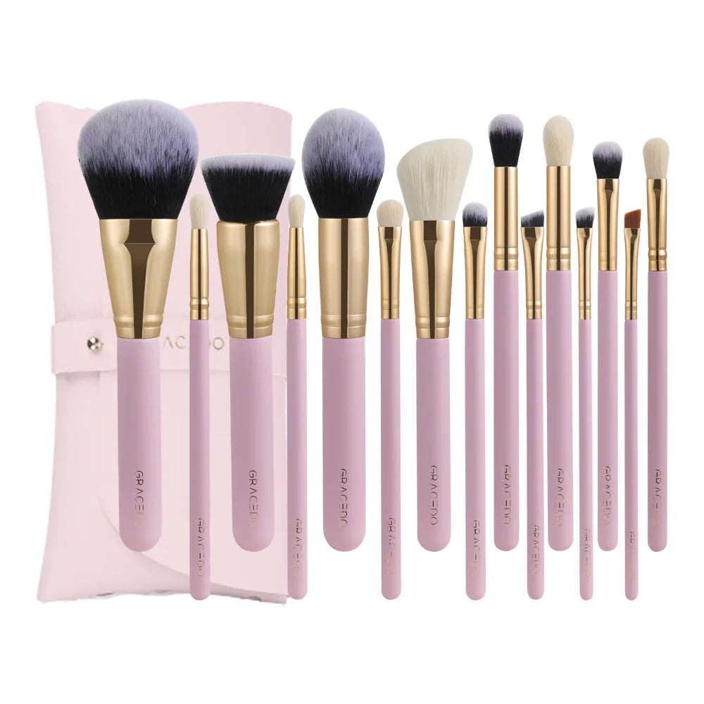Cushion Foundation Red Makeup Brushes